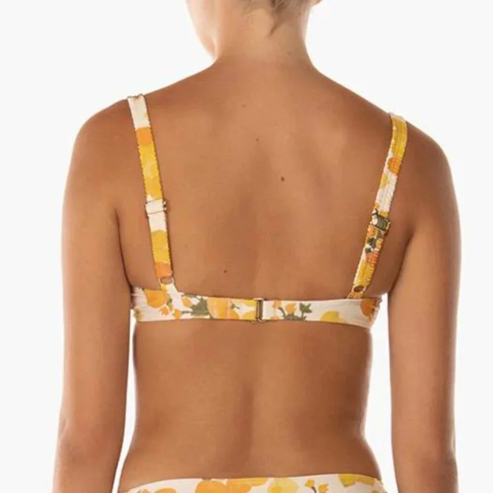 NWT Peony Holiday Bikini Top Size S - Picture 9 of 16